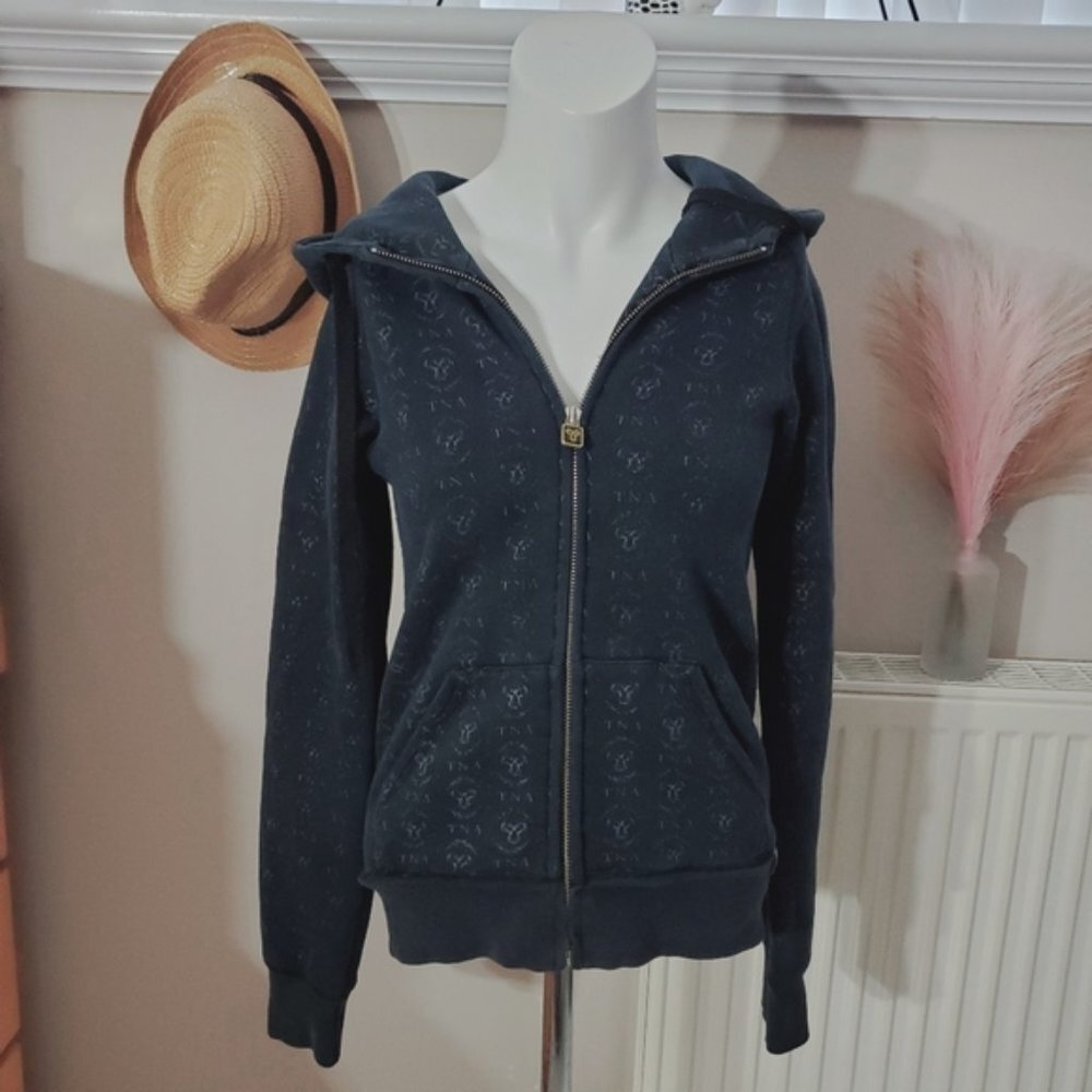 Vintage ARITZIA TNA Logo Zip-up Hoodie Sweater